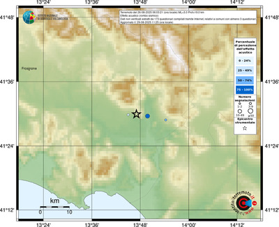 Mappa comuni con almeno 3 questionari