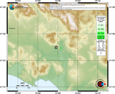 Mappa comuni con almeno 3 questionari