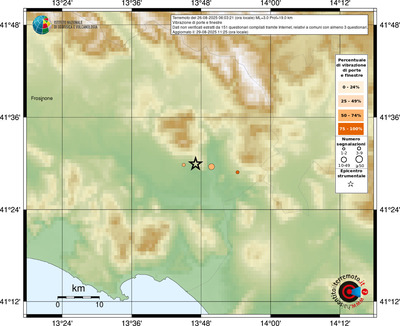 Mappa comuni con almeno 3 questionari