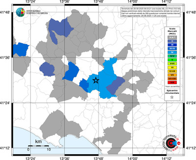 Mappa MCS - territori comunali