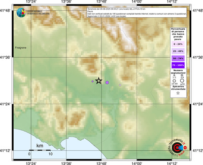 Mappa comuni con almeno 3 questionari