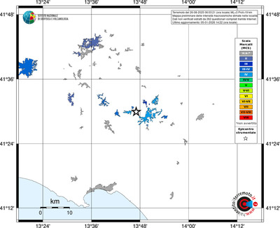 Mappa MCS - territori località
