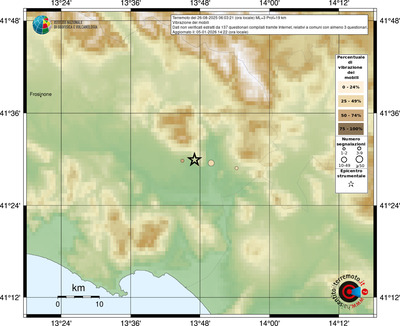 Mappa comuni con almeno 3 questionari