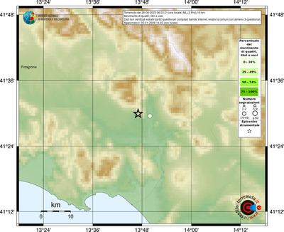 Mappa comuni con almeno 3 questionari