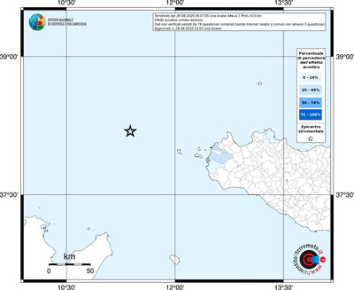 Mappa territorio comunale con almeno 3 questionari