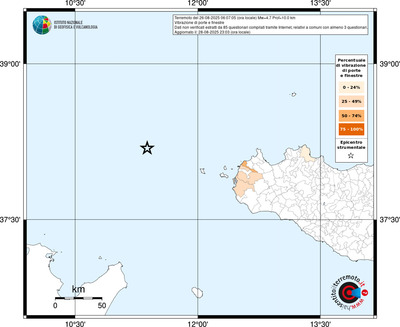Mappa territorio comunale con almeno 3 questionari