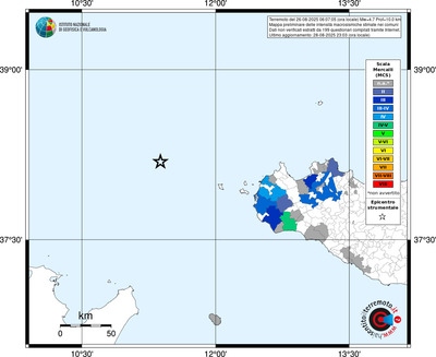 Mappa MCS - territori comunali
