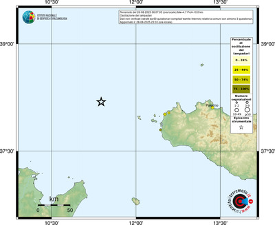 Mappa comuni con almeno 3 questionari