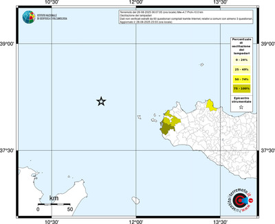 Mappa territorio comunale con almeno 3 questionari