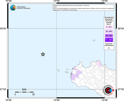 Mappa territorio comunale con almeno 3 questionari