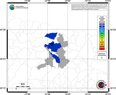 Mappa EMS - territori comunali