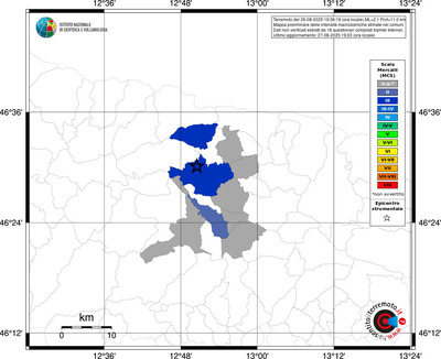 Mappa MCS - territori comunali