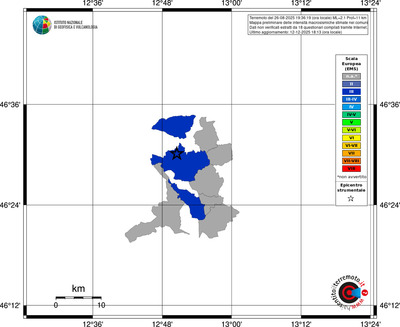 Mappa EMS - territori comuni