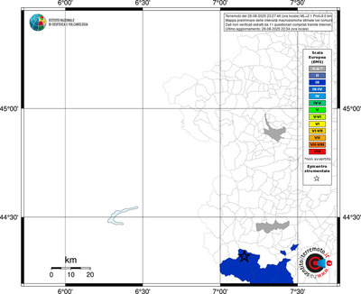 Mappa EMS - territori comunali