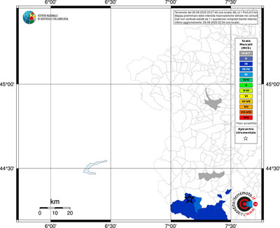 Mappa MCS - territori comunali