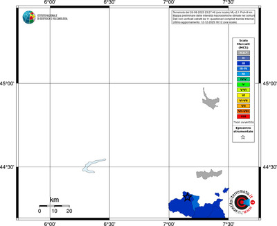 Mappa MCS - territori comuni