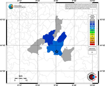 Mappa EMS - territori comunali