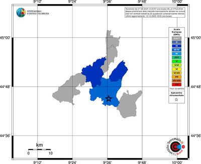 Mappa EMS - territori comuni