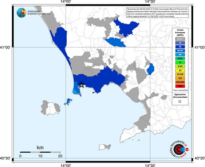 Mappa EMS - territori comunali