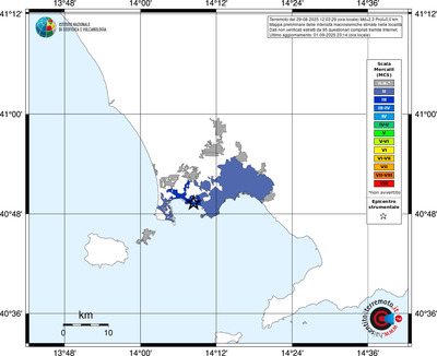Mappa MCS - territori delle località