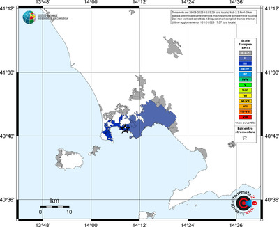 Mappa EMS - territori località