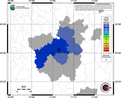 Mappa MCS - territori comunali