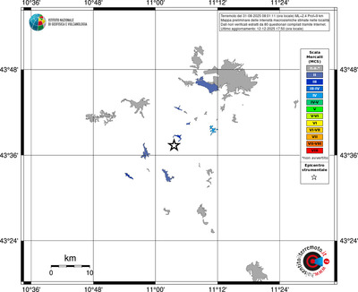 Mappa MCS - territori località