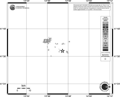 Mappa EMS - territori località