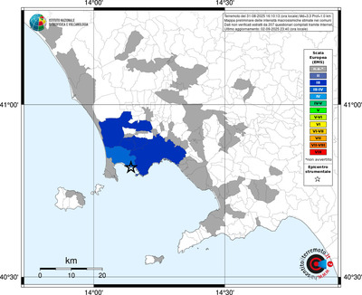 Mappa EMS - territori comunali