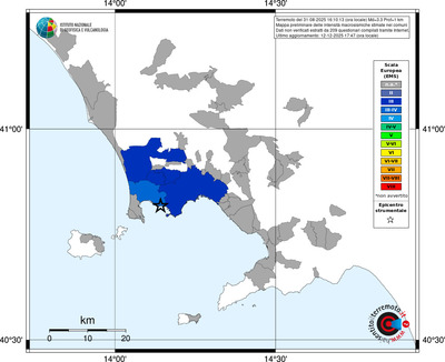 Mappa EMS - territori comuni