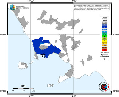 Mappa EMS - territori comuni