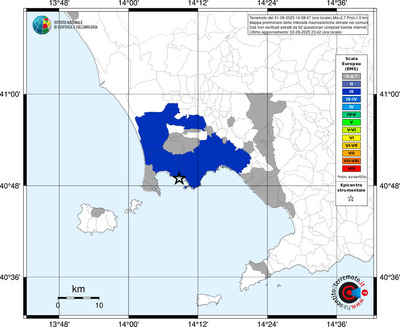 Mappa EMS - territori comunali