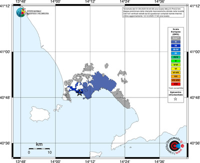 Mappa EMS - territori località