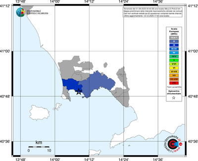 Mappa EMS - territori comuni