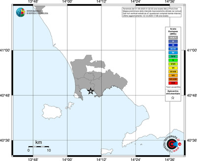Mappa EMS - territori comuni