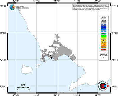 Mappa EMS - territori località