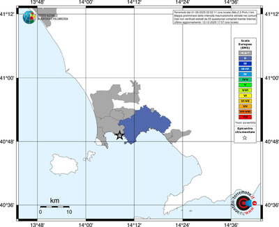 Mappa EMS - territori comuni