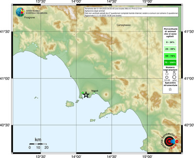 Mappa comuni con almeno 3 questionari