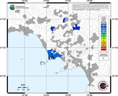Mappa EMS - territori comunali