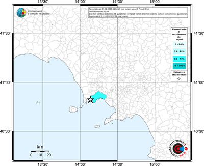 Mappa territorio comunale con almeno 3 questionari