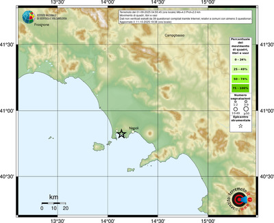 Mappa comuni con almeno 3 questionari