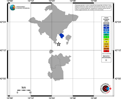 Mappa EMS - territori comuni