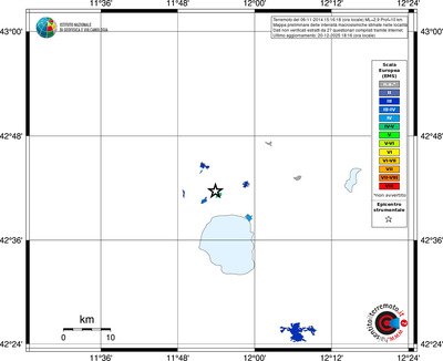 Mappa EMS - territori località