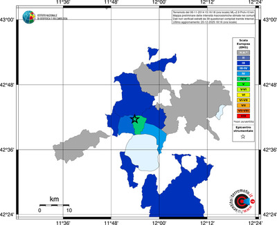 Mappa EMS - territori comuni