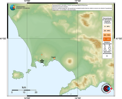 Mappa comuni con almeno 3 questionari