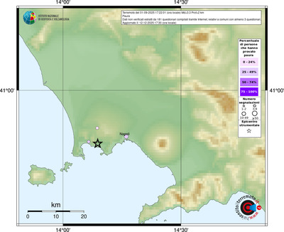 Mappa comuni con almeno 3 questionari