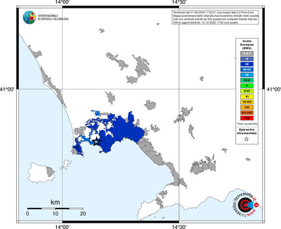 Mappa EMS - territori località