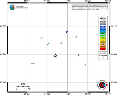 Mappa MCS - territori località