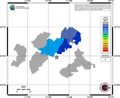 Mappa MCS - territori comuni