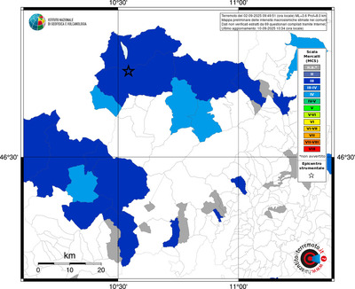 Mappa MCS - territori comunali